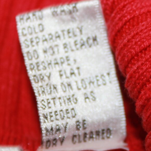 #287 Chico's Red Turtle-Neck Dressy Tank Size 3 (16) - Picture 9 of 9